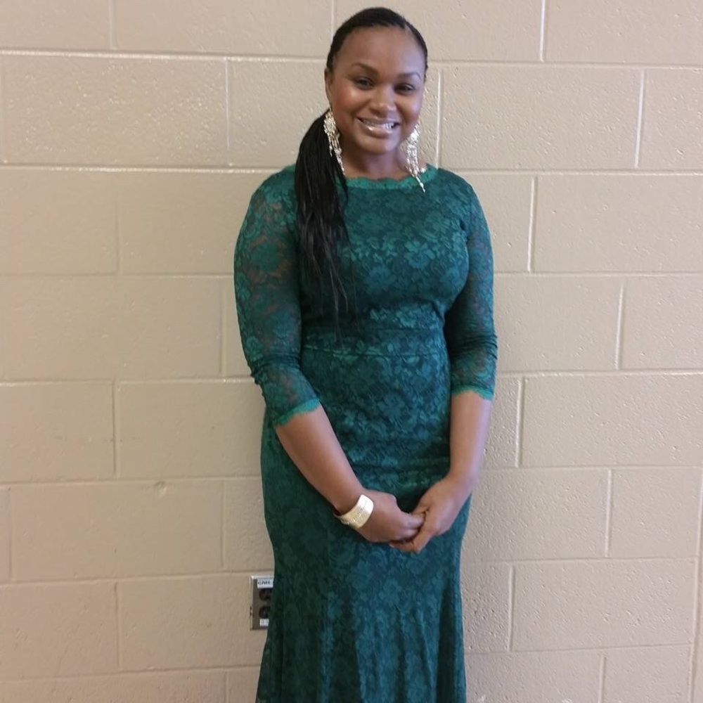 Long Lace Gown